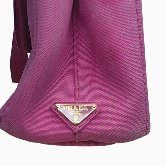 💖PRADA Pink Canvas Crossbody/Handbag, shoulder Authentic - Picture 3 of 16